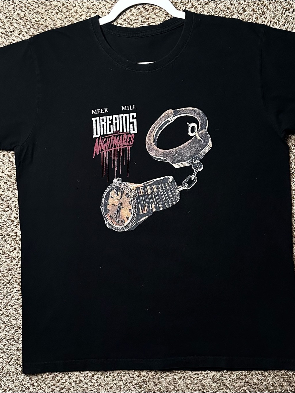 Meek Mill Dreams and Nightmares Graphic Tee — Black